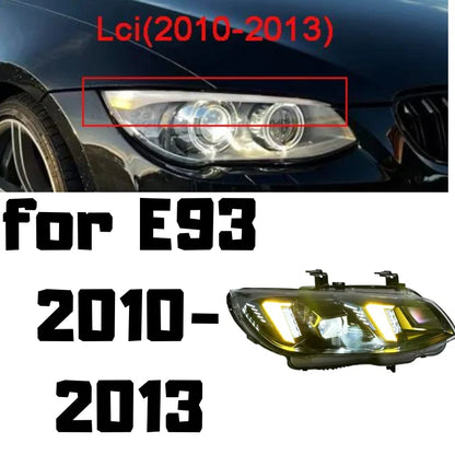 BMW 3 Series M3 E92 / E93 Snake Eye LCI LED Headlight Assembly with Dual-Color DRL 2010 - 2013 (335i / 328i)