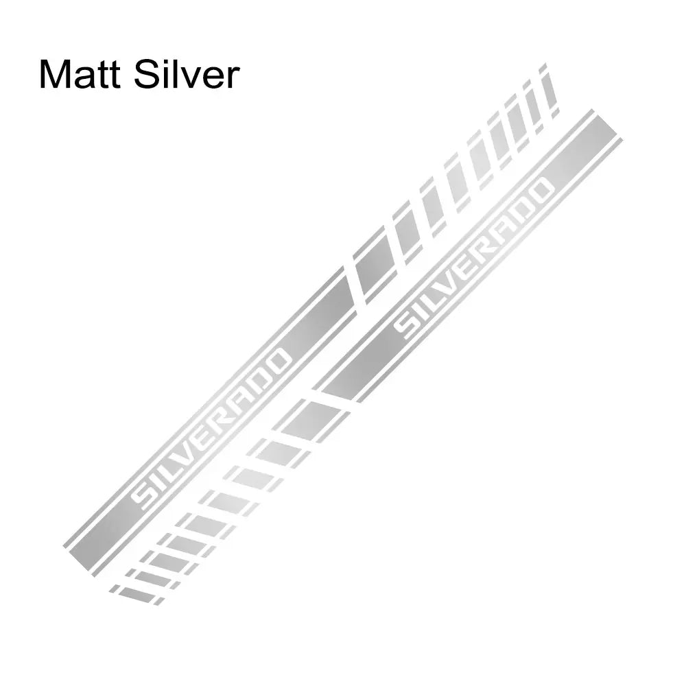 Door Side Stripe Decal for Chevrolet Silverado 1500 LT / LTZ / WT / Trail Boss / RST | Vinyl Truck Sticker