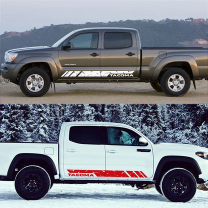 Door Side Skirt Stripe Decal for Toyota Tacoma | Custom Pickup Vinyl Graphic