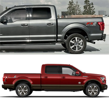 FX2 Off-Road Rear Trunk Side Decal | Universal Fit for Ford F-Series, Toyota Hilux / Tacoma & More