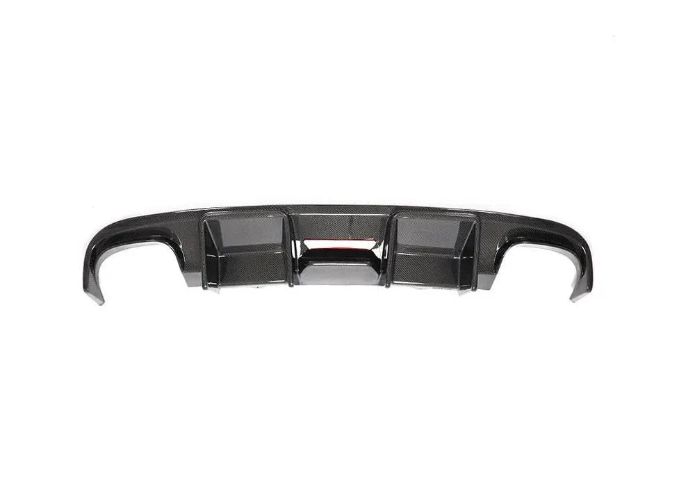 Audi A4 B8 S-Line / S4 Sedan Carbon Fiber Rear Bumper Lip With Brake Light 2008 - 2012