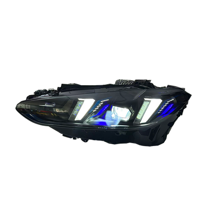 V3 Smoked Snake Eye Tri-Color LED Headlights for BMW G22 4 Series, G80 M3 & G82 M4 2021-2025