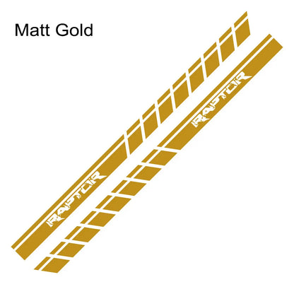 Door Side Body Stripe Decal for Ford F-150 Raptor | Vinyl Film Truck Graphic
