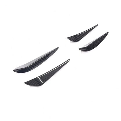 Carbon Fiber Front Bumper Canards (3-Piece Set) – BMW G80 M3 & G82 M4 Coupe (2021–Present)