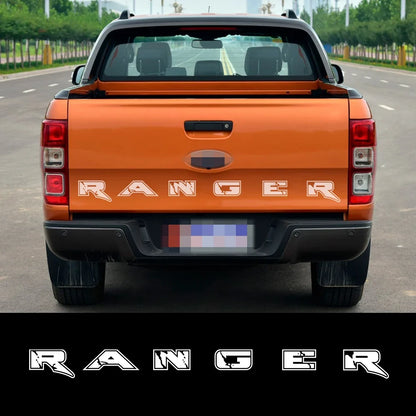 Tailgate Letter & Rear Tail Graphic Decal for Ford Ranger | Custom Vinyl Truck Sticker