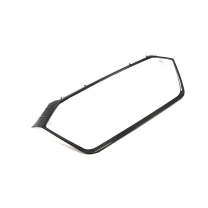 Audi RS6 C8 Avant Pre-Preg Dry Carbon Fiber Front Grille Insert Trim Cover 2019 - 2021