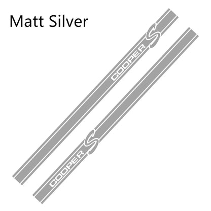 Side Stripe Decals for Mini Cooper (R50, R52, R53, R56, R57, R58, R59, R61) | 2-Piece Vinyl Kit