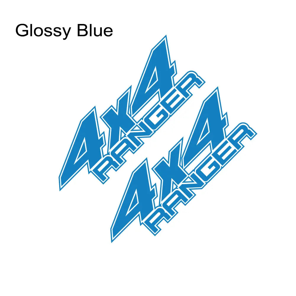 4x4 Rear Bed Side Decal for Ford Ranger Raptor | Pickup Truck Vinyl Graphic