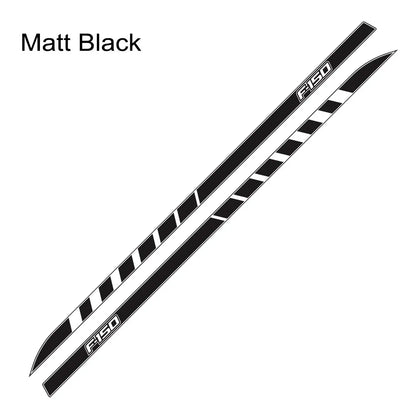 Full-Length Waistline Door Side Decal for Ford F-150 / Raptor / XLT | 2-Piece Pickup Vinyl Graphic