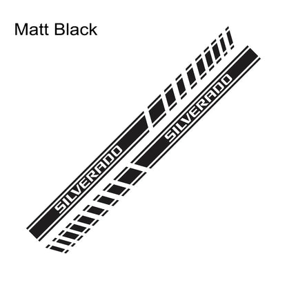Door Side Stripe Decal for Chevrolet Silverado 1500 LT / LTZ / WT / Trail Boss / RST | Vinyl Truck Sticker