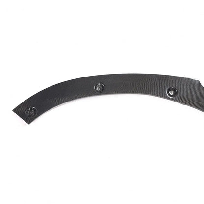 Audi RS6 C7 Carbon Fiber Front Center Lip – Gloss Black Splitter (2013–2016)