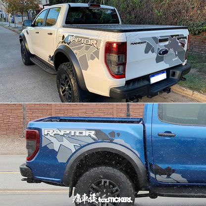 Custom Off-Road Body Modification Vinyl Kit for Ford Ranger Raptor | KK Sport Wrap