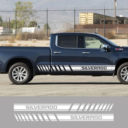 Door Side Stripe Decal for Chevrolet Silverado 1500 LT / LTZ / WT / Trail Boss / RST | Vinyl Truck Sticker