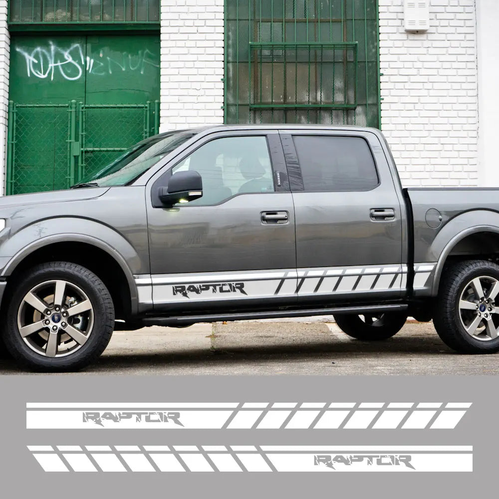 Door Side Body Stripe Decal for Ford F-150 Raptor | Vinyl Film Truck Graphic