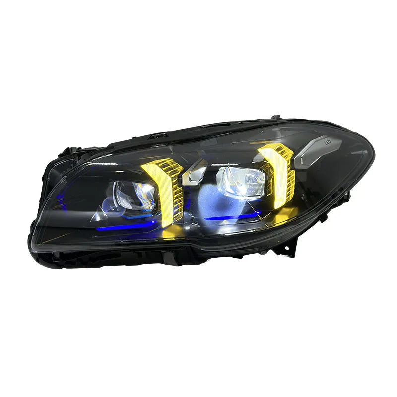 BMW 5 Series F10 / F18 LED Headlight Assembly with High / Low Beam 2011 - 2017