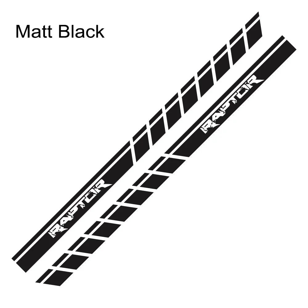 Door Side Body Stripe Decal for Ford F-150 Raptor | Vinyl Film Truck Graphic