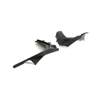 Audi S3 8Y / A3 S-Line Sedan Carbon Fiber Front Bumper Canards 2021 - 2023