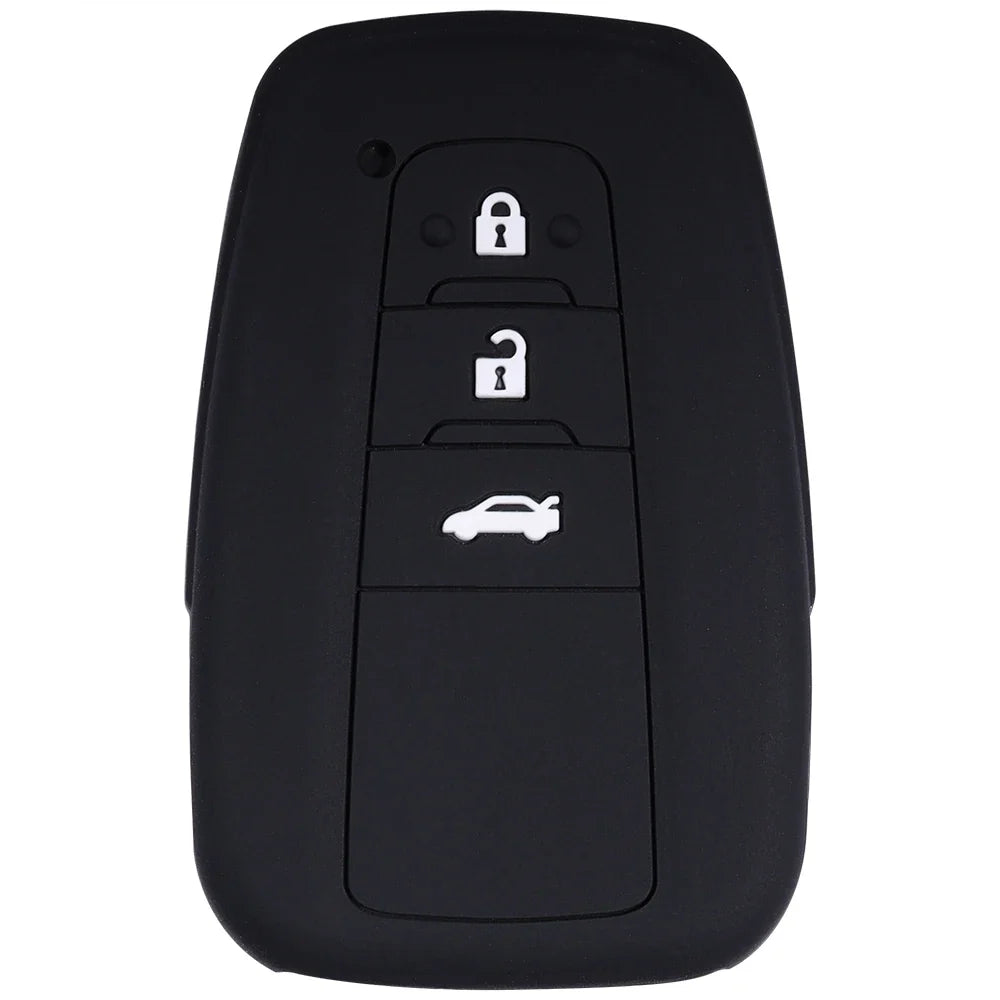 Silicone Key Fob Cover for Toyota Rav4 Corolla Camry Highlander Prius