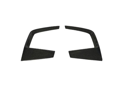 Audi A4 B9 S-Line / S4 B9 (2017-2019) Carbon Fiber Front Fog Vent Trims – 2PC B Style Accent Kit