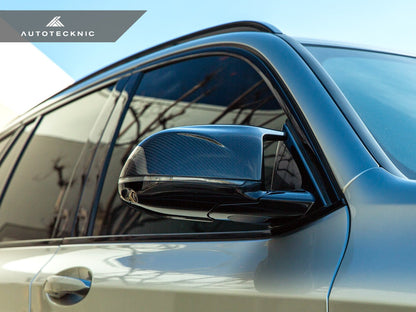 AutoTecknic Replacement Dry Carbon Mirror Covers - BMW G01 X3 M40i LCI | G02 X4 M40i LCI