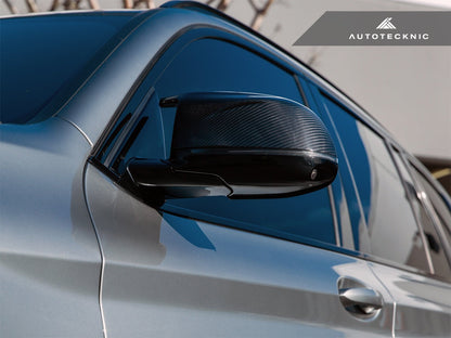 AutoTecknic Replacement Dry Carbon Mirror Covers - BMW F97 X3M | F98 X4M