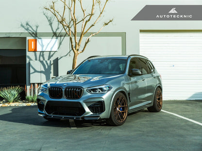 AutoTecknic Dry Carbon Performante Aero Splitter & Center Lip Set - BMW F97 X3M | F98 X4M
