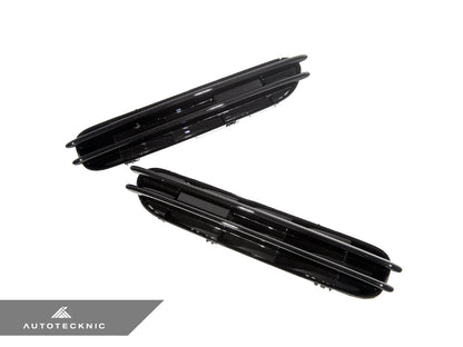 AutoTecknic Replacement Glazing Black Fender Gills - BMW E60 M5 Sedan | E61 M5 Wagon