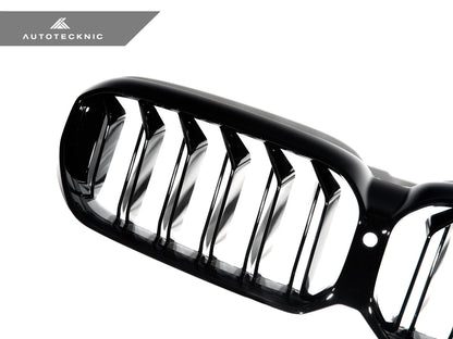 AutoTecknic Gloss Black Front Grille - BMW F90 M5 LCI | G30 5-Series LCI