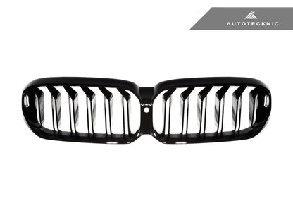 AutoTecknic Gloss Black Front Grille - BMW F90 M5 LCI | G30 5-Series LCI