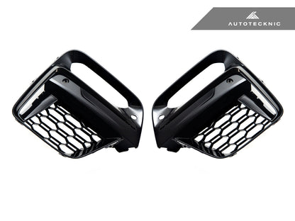 AutoTecknic Gloss Black Lower Grille Trim Set - BMW G01 X3 | G02 X4 M40I Pre-LCI
