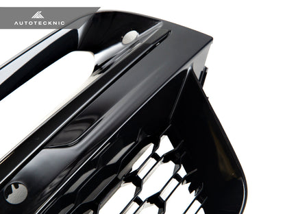 AutoTecknic Gloss Black Lower Grille Trim Set - BMW G01 X3 | G02 X4 M40I Pre-LCI
