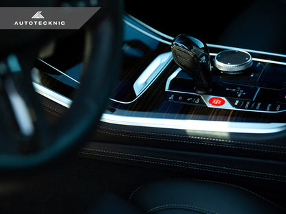 AutoTecknic Carbon Fiber Gear Selector Side Trims - BMW G01 X3 LCI | G02 X4 LCI