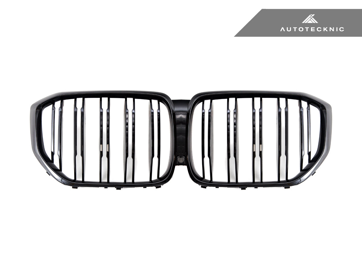 AutoTecknic Dual-Slats Gloss Black Front Grille - BMW G05 X5 Pre-LCI