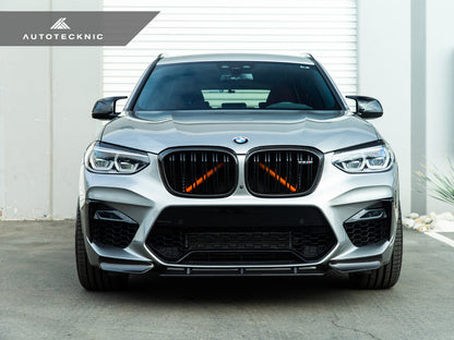 AutoTecknic Dry Carbon Performante Aero Splitter & Center Lip Set - BMW F97 X3M | F98 X4M