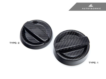 AutoTecknic Dry Carbon Competition Oil Cap Cover - BMW G80 M3 | G82/ G83 M4