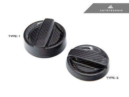 AutoTecknic Dry Carbon Competition Oil Cap Cover - BMW E82 1-Series