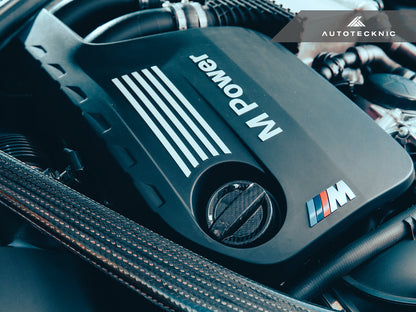 AutoTecknic Dry Carbon Competition Oil Cap Cover - BMW F91/ F92/ F93 M8