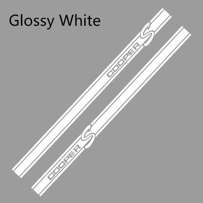 Side Stripe Decals for Mini Cooper (R50, R52, R53, R56, R57, R58, R59, R61) | 2-Piece Vinyl Kit