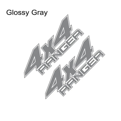 4x4 Rear Bed Side Decal for Ford Ranger Raptor | Pickup Truck Vinyl Graphic