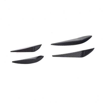 Carbon Fiber Front Bumper Canards (3-Piece Set) – BMW G80 M3 & G82 M4 Coupe (2021–Present)