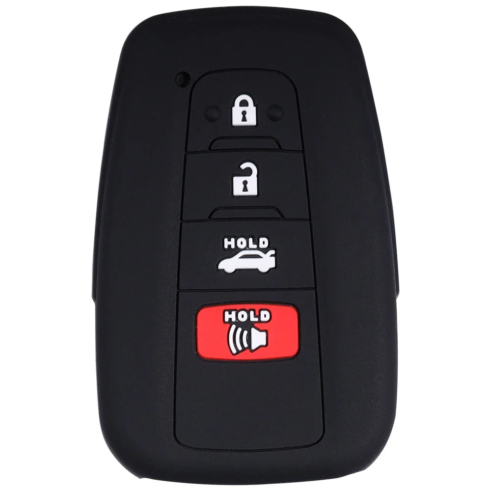 Silicone Key Fob Cover for Toyota Rav4 Corolla Camry Highlander Prius
