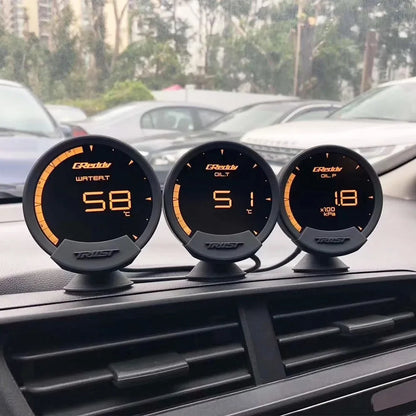 Greddi Sirius 7 Color LCD Head Up Display Gauge | Universal 10-Function Digital Gauge