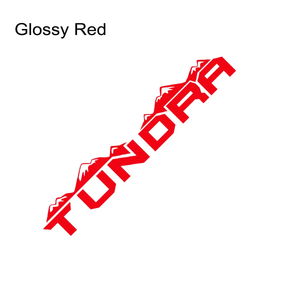 Mountain Tailgate & Rear Tail Decal for Toyota Tundra | Glossy Vinyl Truck Graphic