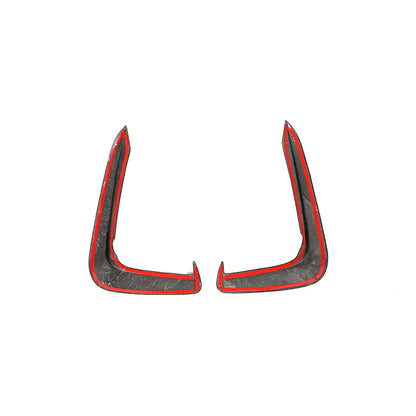 Audi A5 S-Line / S5 B9 Carbon Fiber Front Bumper Canards 2017 - 2019