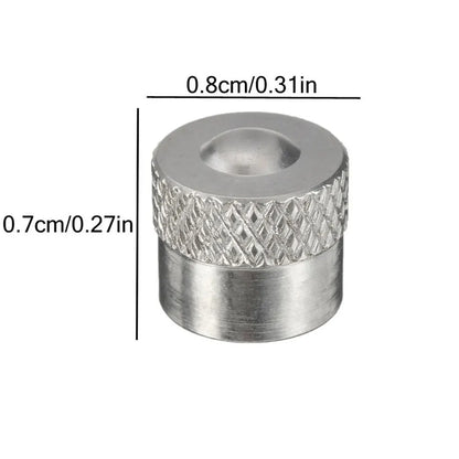 DSYCAR 4Pcs/Lot Aluminum Knurling Tire Valve Stem Caps | Dustproof Car Air Valve Covers