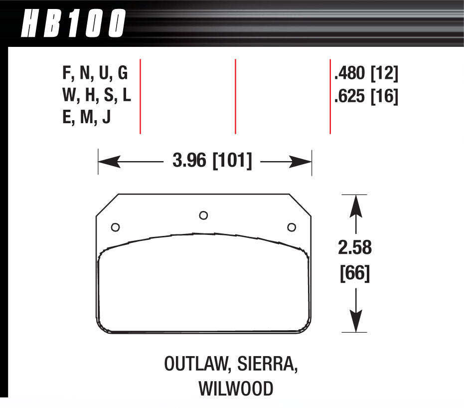 BRAKE PADS RACE HP PLUS