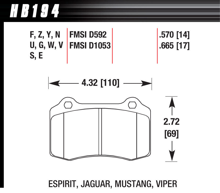 CERAMIC BRAKE PADS