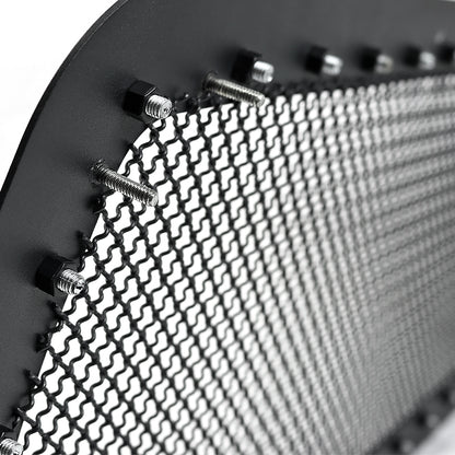 2004-2008 Ford F-150 Rivet Style Black Stainless Steel Mesh Grille Center Insert