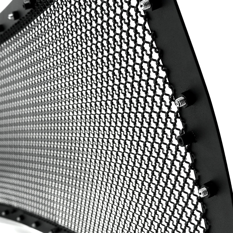 2009-2014 Ford F-150 Rivet Style Black Stainless Steel Mesh Grille  Center Insert
