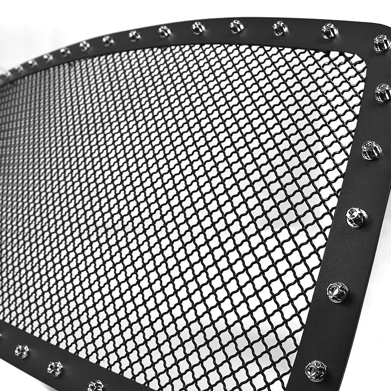 2002-2005 Dodge RAM 1500/2500/3500 Rivet Style Black Stainless Steel Mesh Grille Insert